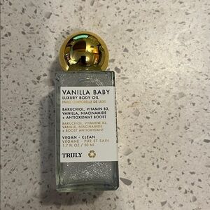 NWT Truly Vanilla Baby Luxury Body Oil